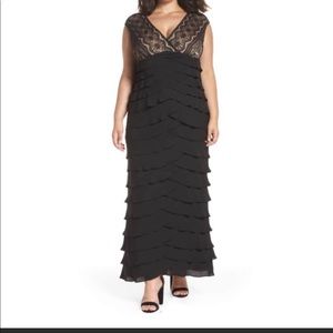 Adreienne Papell Black Evening Gown